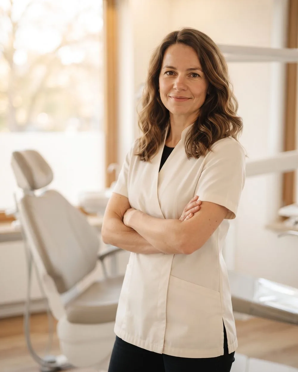 Dr. Charlotte Reinhardt im Behandlungsraum